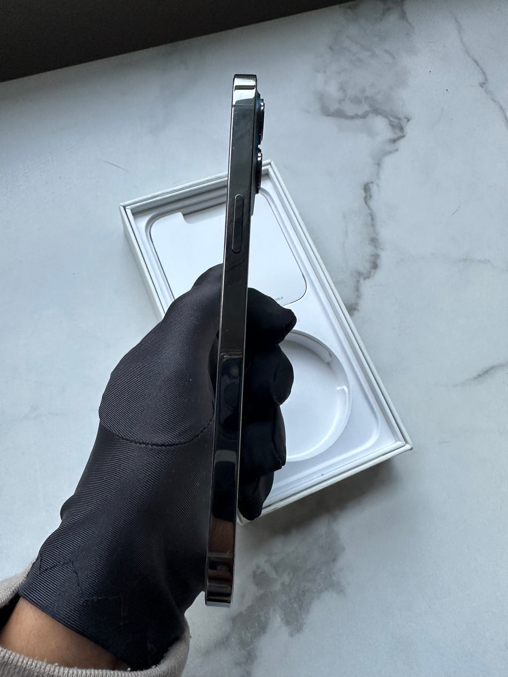 Grey iPhone 12 pro max 256 gb