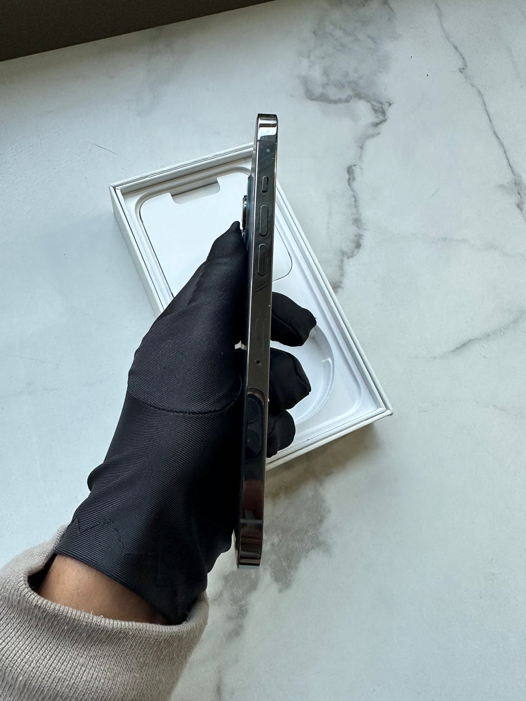 Grey iPhone 12 pro max 256 gb