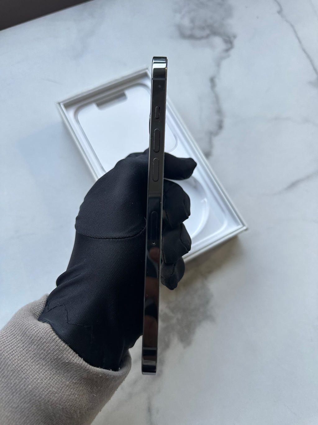 Grey iPhone 12 pro max 256 gb