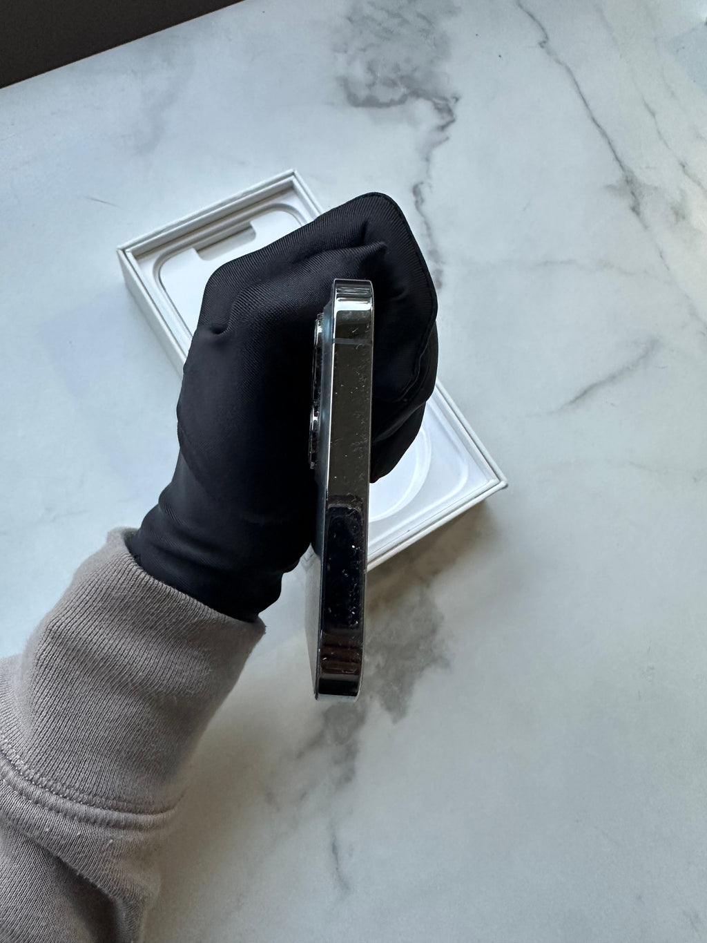 Grey iPhone 12 pro max 256 gb