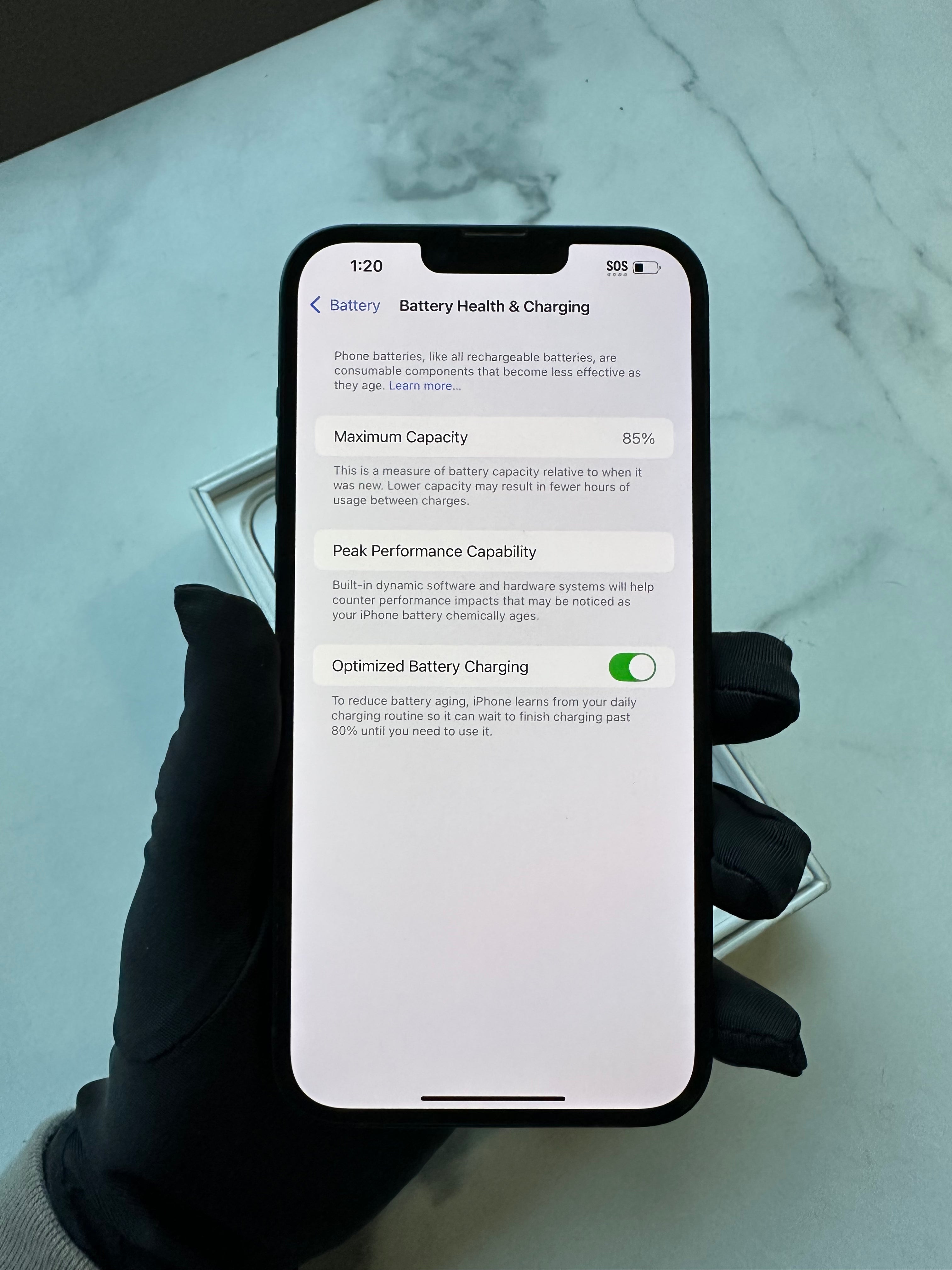 Blue iPhone 14 Plus 128 Gb 85% Battery