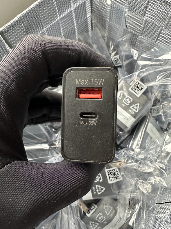 15W/35W Dual Super Fast Charger – Dual Type-C & USB Adapter - 5 Pc only $80