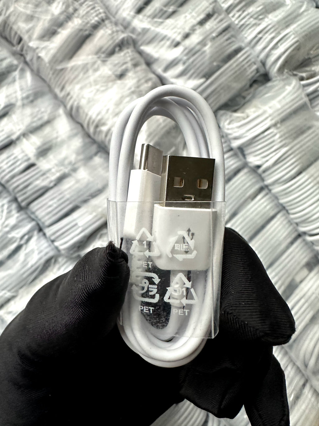 White Type-C to USB Fast Charging Cables — 100 pcs for Only $120